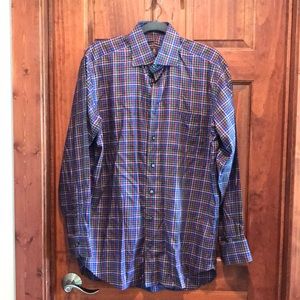 Robert Talbots Men’s dress shirt Blue Mix